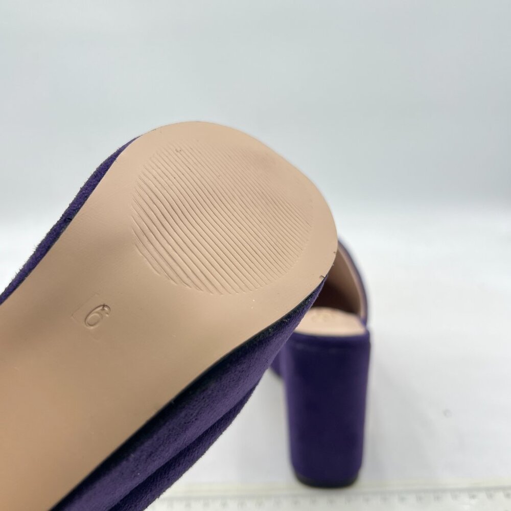 Pazzion Purple Comfy Thick Platform Rounded Toe M… - image 6
